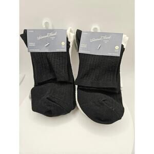 NEW - Bundle of 2sets Universal thread Women 3pairs Ankle Socks shoe size 4-10